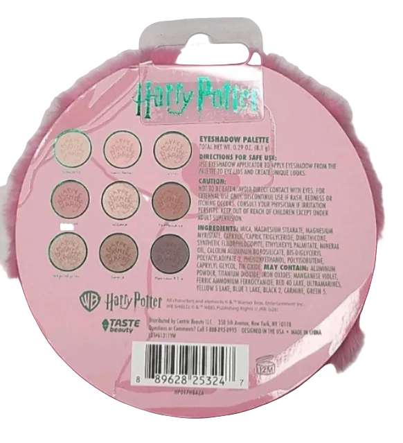 Harry Potter HAPPEE BIRTHDAE HARRY Fuzzy Cake 9 Color Eyeshadow Palette | New