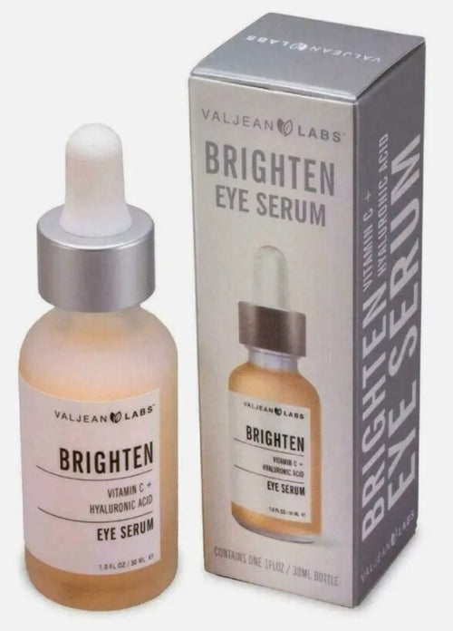 VALJEAN LABS - BRIGHTEN EYE SERUM - Vit C & Hyaluronic Acid - 1 oz