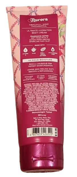 Bath & Body Works Disney Princess Aurora Ultimate Hydration Body Cream 8 oz