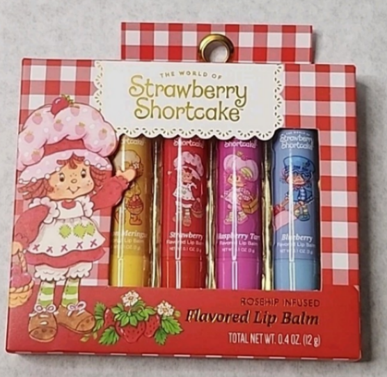 Strawberry Shortcake & Friends Flavored Lip Balm Set – 4 Piece
