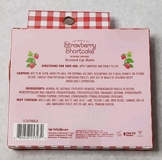 Strawberry Shortcake & Friends Flavored Lip Balm Set – 4 Piece