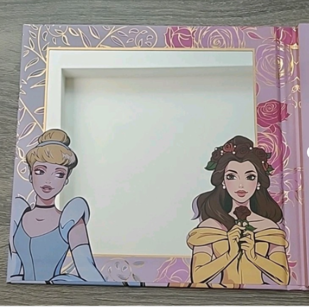 Disney Princess Cinderella & Belle Face & Eyeshadow Palette Book with Mirror