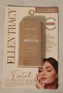 Ellen Tracy Tinted Bronzer Stick Bronze Glow Cream Contour 0.35 oz
