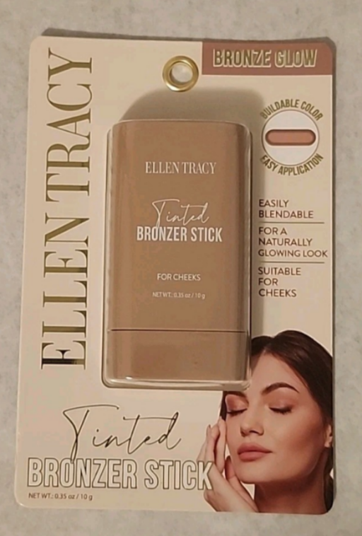 Ellen Tracy Tinted Bronzer Stick Bronze Glow Cream Contour 0.35 oz