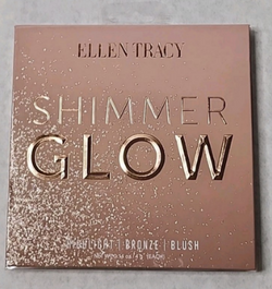 Ellen Tracy Shimmer Glow Complexion Palette – Highlighter, Bronzer & Blush