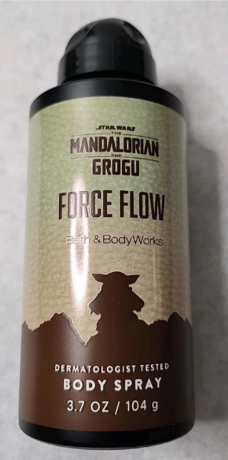 Bath & Body Works Star Wars Mandalorian & Grogu Force Flow Body Spray 3.7 oz