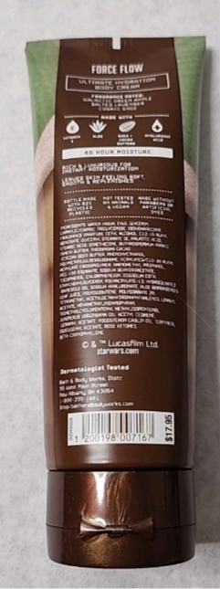 Bath & Body Works Star Wars Mandalorian & Grogu Force Flow Body Cream