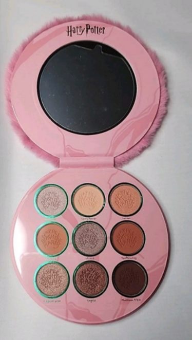 Harry Potter HAPPEE BIRTHDAE HARRY Fuzzy Cake 9 Color Eyeshadow Palette | New