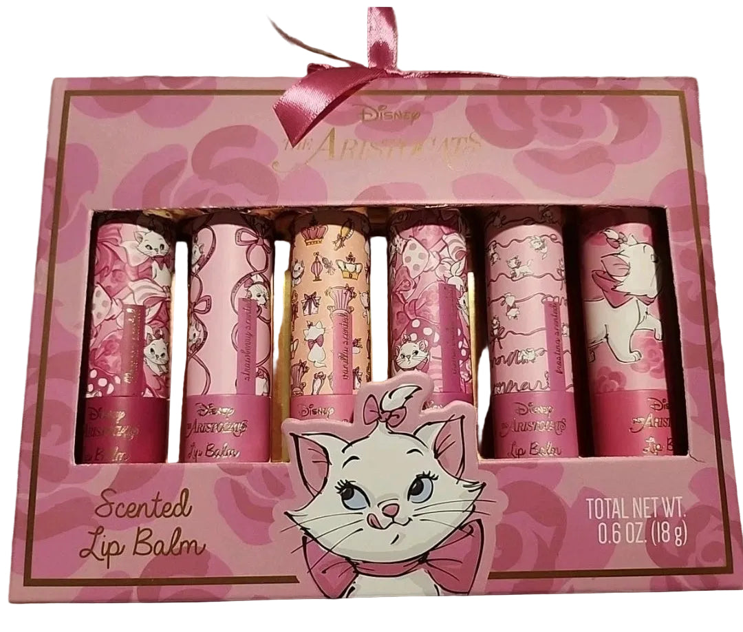 Disney The Aristocats Marie 6 Piece Scented Lip Balm Set