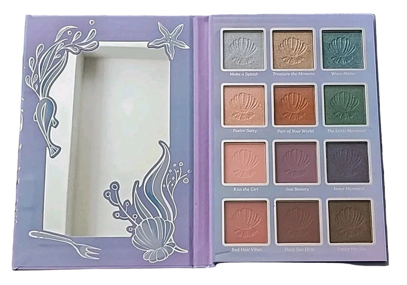 Disney Princess Ariel 12 Color Eyeshadow Palette with Mirror – The Little Mermaid