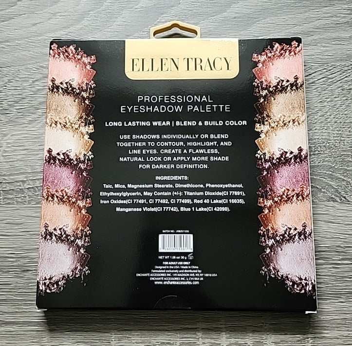 Ellen Tracy - PROFESSIONAL EYESHADOW PALETTE - 25 Build & Blend Colors