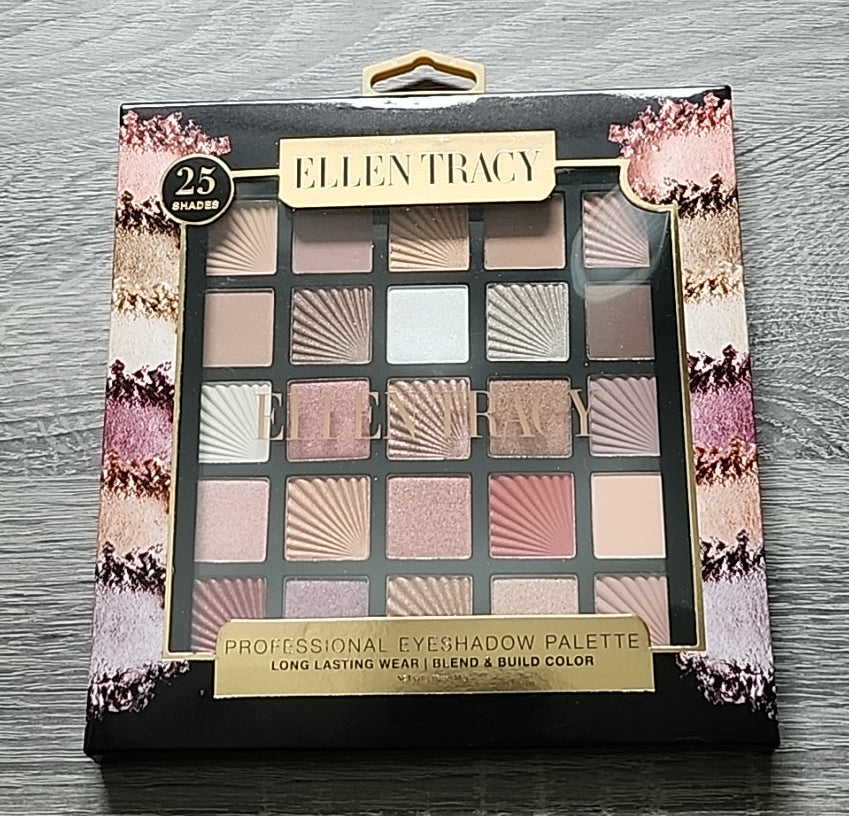 Ellen Tracy - PROFESSIONAL EYESHADOW PALETTE - 25 Build & Blend Colors