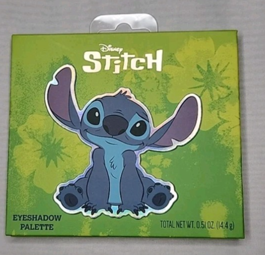 Disney Stitch 12-Shade Eyeshadow Palette | Lilo & Stitch Makeup Palette with Mirror