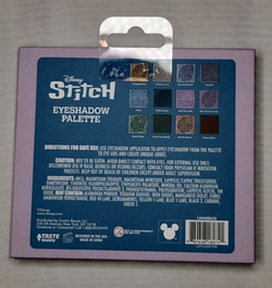 Disney Lilo & Stitch 12-Color Eyeshadow Palette with Mirror | Tropical Makeup Palette